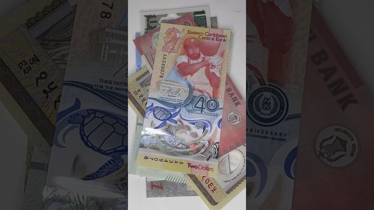 Explore Plastic Currencies: Plastic Note Money Polymer Notes around world  Part 2 #shorts #currency