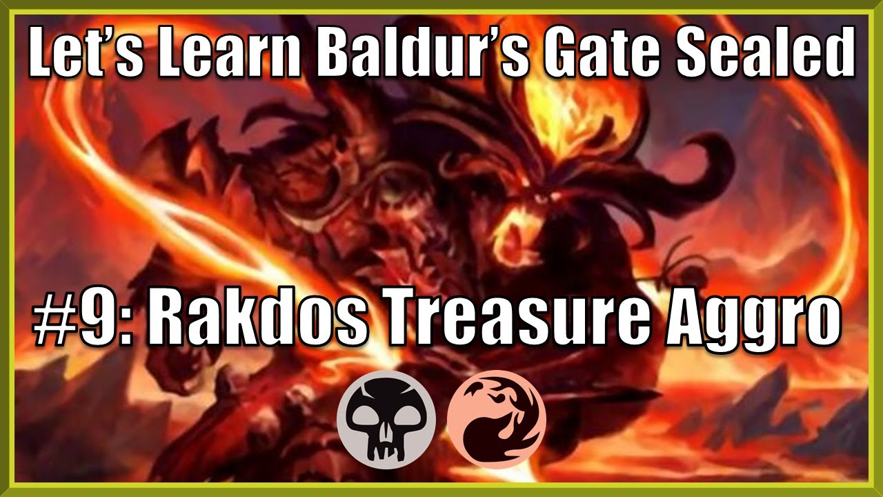 Let's Learn Baldur's Gate Sealed! | 🔥💀 Rakdos Treasures | Deck #9