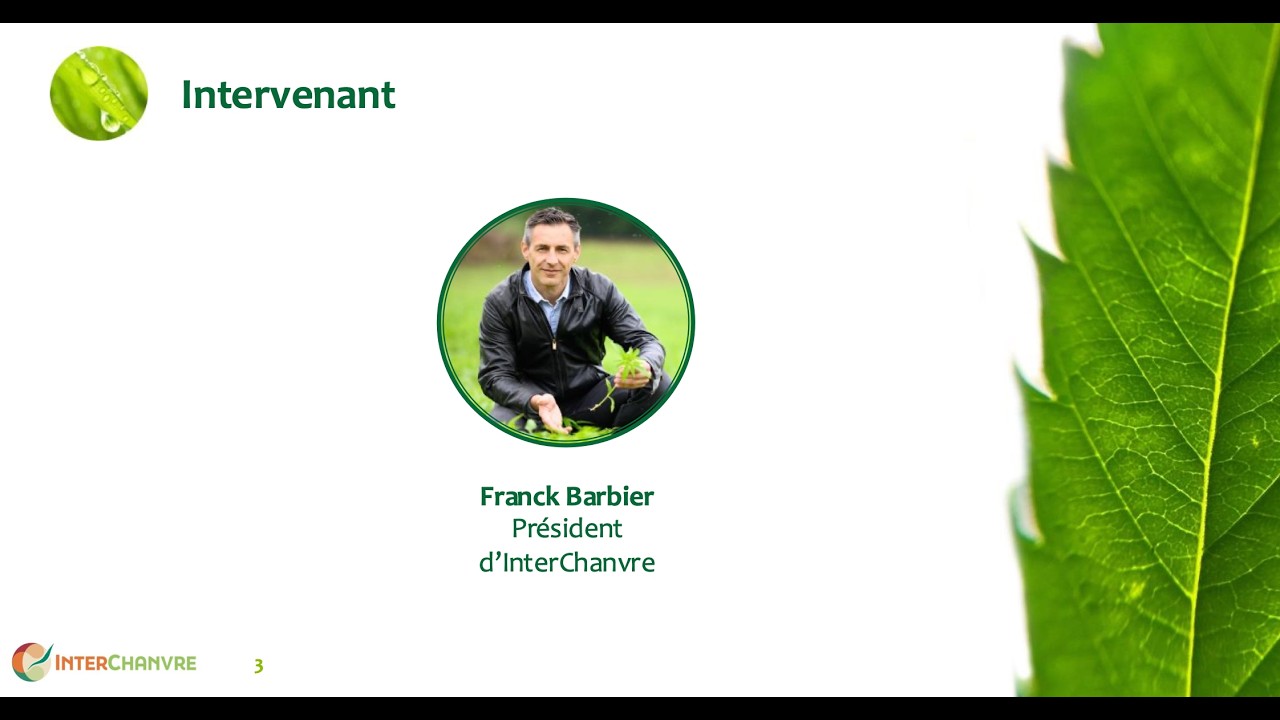 Chanvre en France : Franck Barbier présente enjeux, marchés et ambitions de la filière InterChanvre