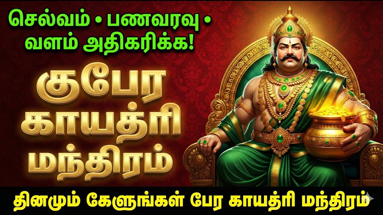 Kubera Gayatri Mantra 💰 | Powerful Money Wealth & Prosperity Chant | 💸 குபேர காயத்ரி