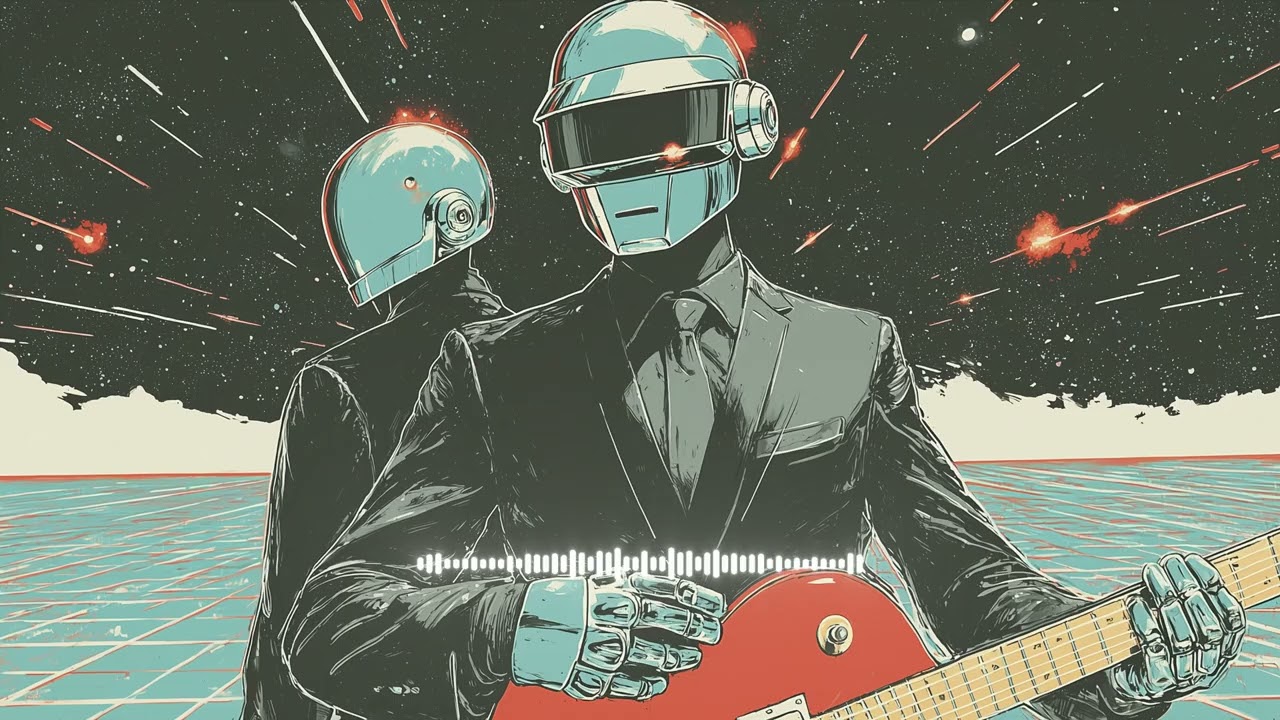 Daft Punk Distant Sparks🪩🤖 | Chill Disco, House, Electro Funk, Retro Groove Playlist