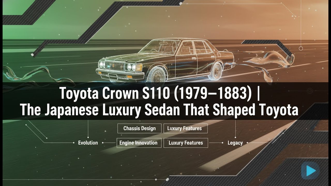 Toyota Crown S110 (1979–1983) | Японский роскошный седан, определивший облик Toyota.