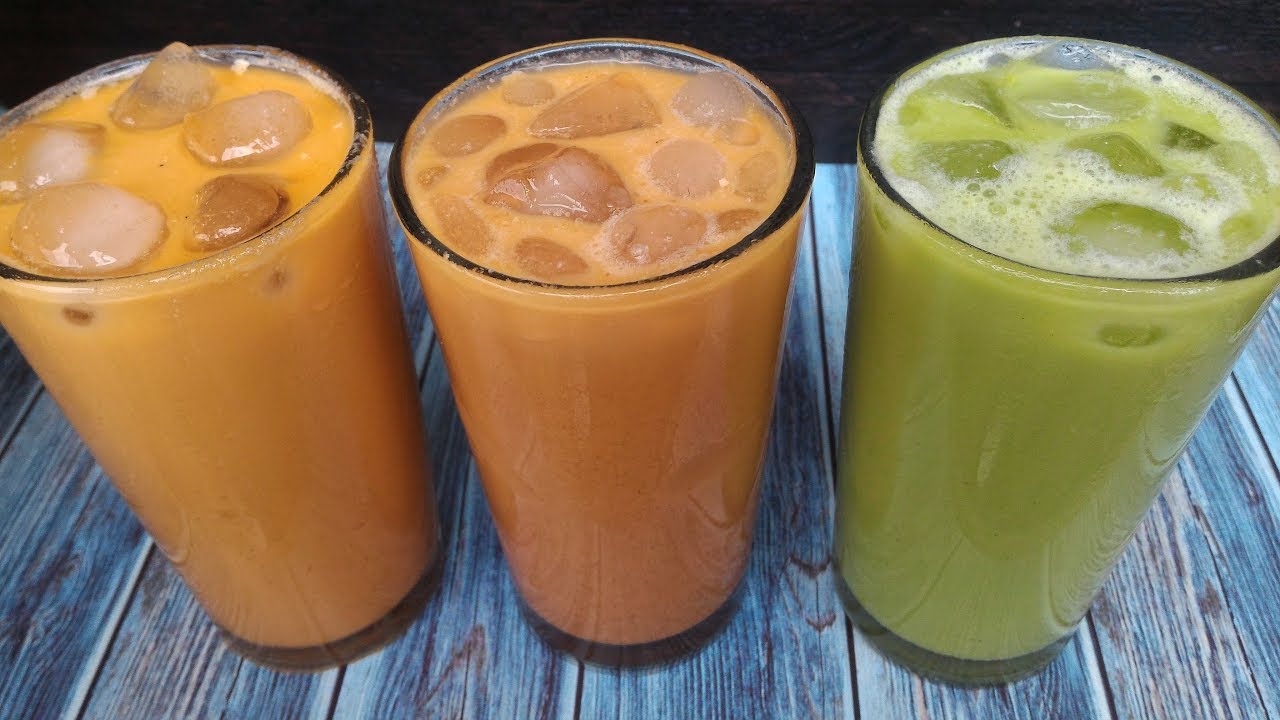 HOMEMADE THAI TEA-THAI GREEN TEA-THAI TEA MILO