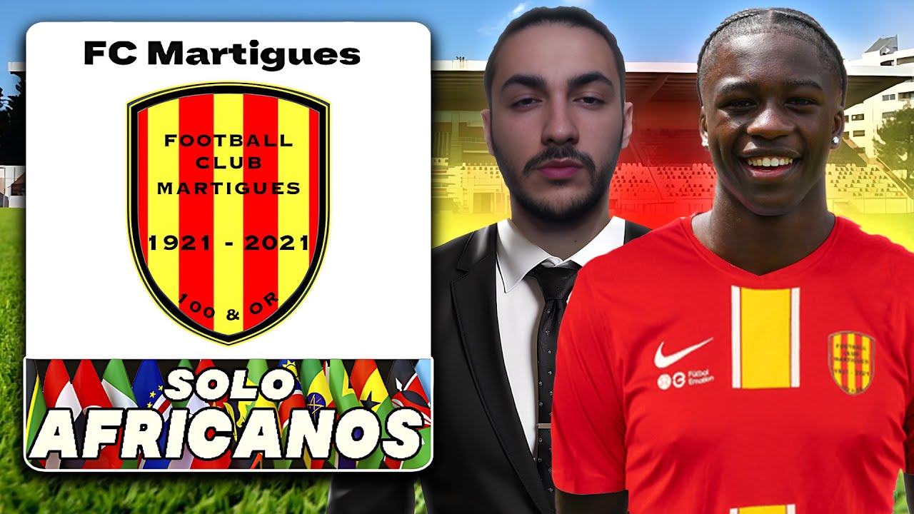 Reconstruyo al PEOR Equipo Francés con los Mejores Jugadores Africanos!!!