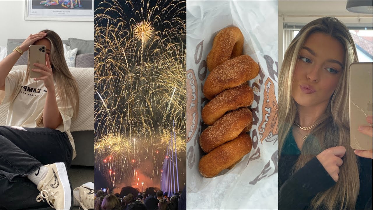 CUTE BONFIRE NIGHT VLOG| food & fireworks :)