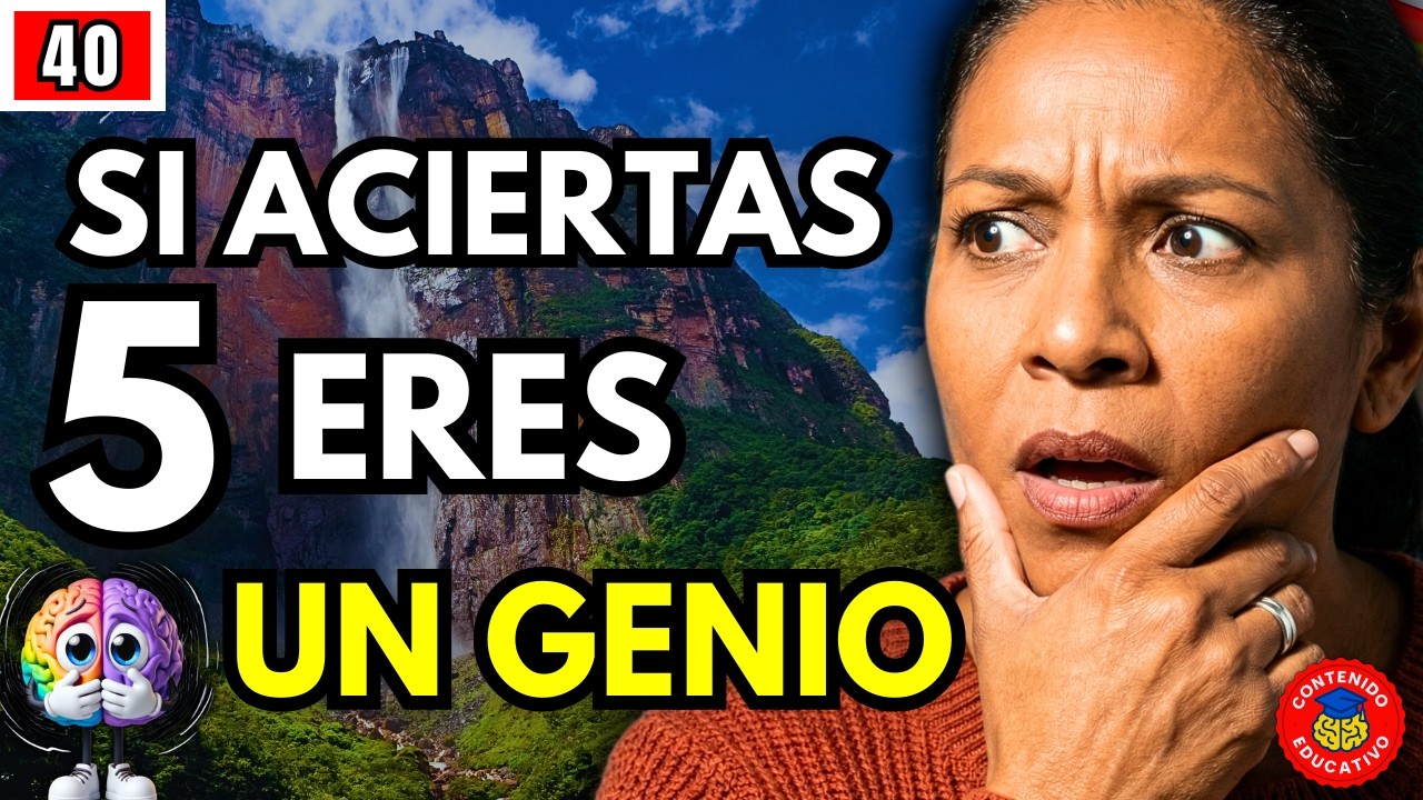 Aciertas 5 de 25? Demuestra que Eres un Verdadero GENIO