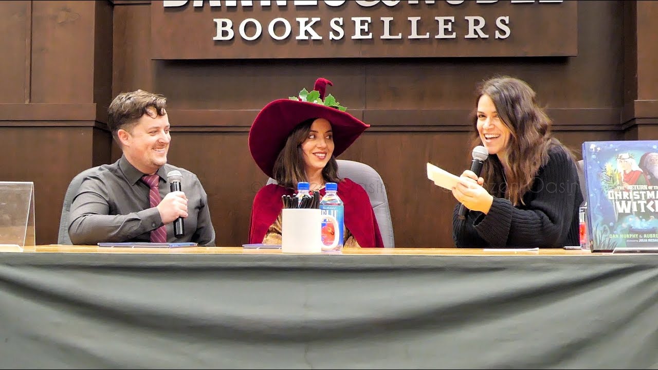 Aubrey Plaza, Dan Murphy, and Abbi Jacobson Discuss “The Return of the Christmas Witch” - 10/14/22