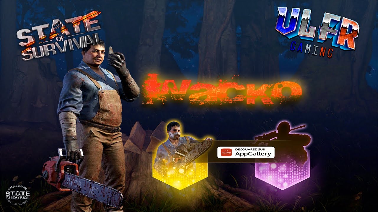State of survival fr : WACKO ❤️😍 full pack (subtitles available)