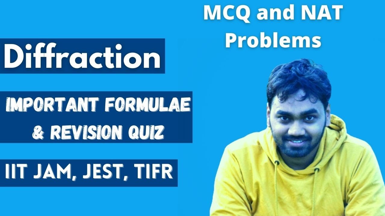 IIT JAM 2021 || Physics || Important Formulae and Revision Quiz || Diffraction