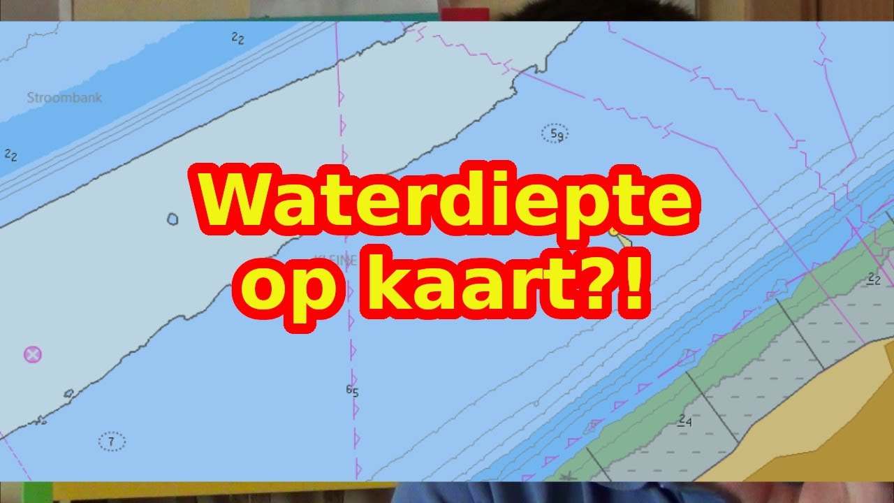 Waterdiepte op kaart | Basis Kustnavigatie
