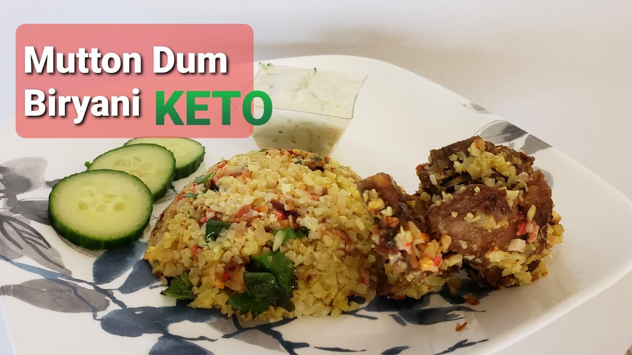KETO Mutton Dum Biryani | Cauliflower Mutton Biryani | pandeyGcooking