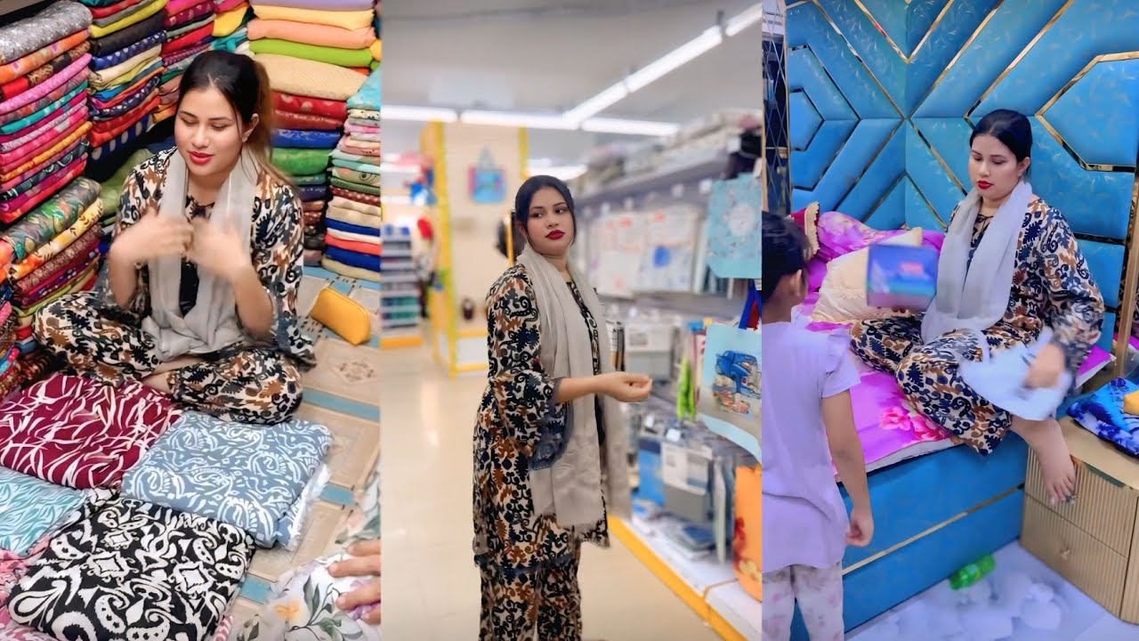 হঠাৎ করে জামাই বউ দুইজন লাখ টাকা শপিং করলাম যা যা।