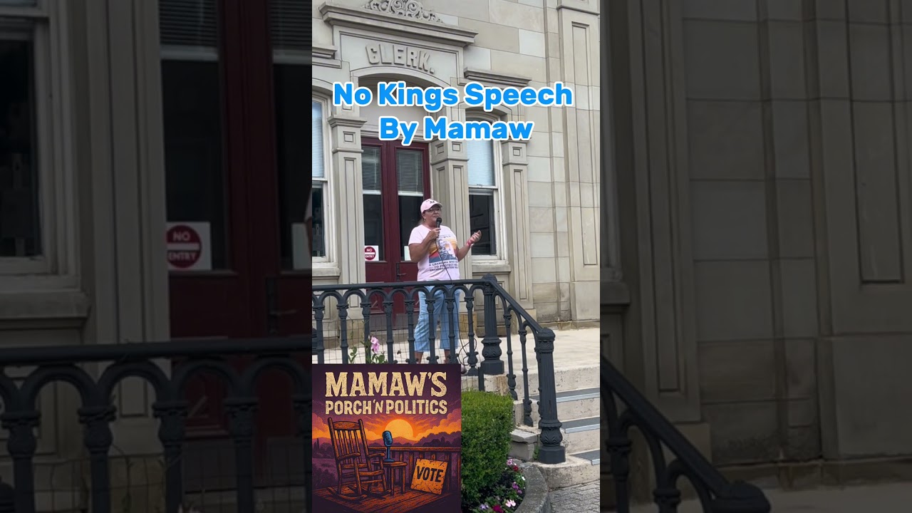 No Kings Day speech by Mamaw in Chillicothe, OH. #50501 #ohio50501 #thisiswhatdemocracylookslike