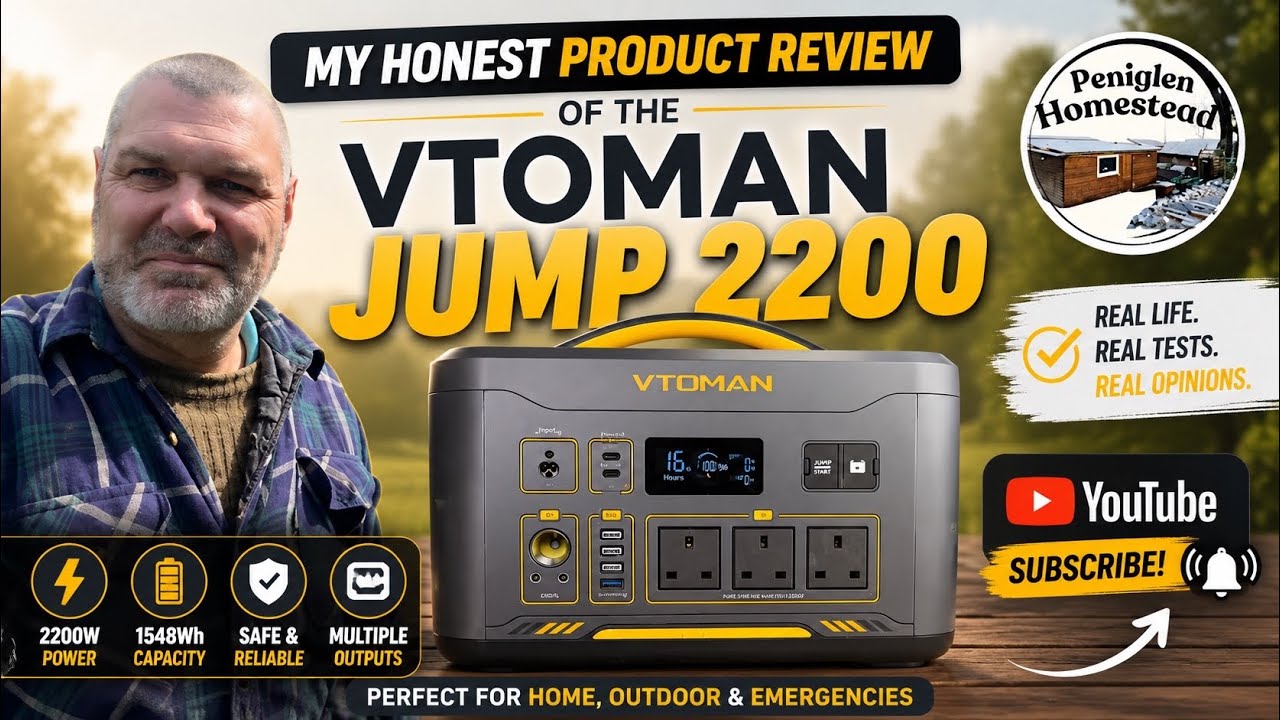Портативная электростанция VTOMAN Jump 2200. Мой честный обзор.