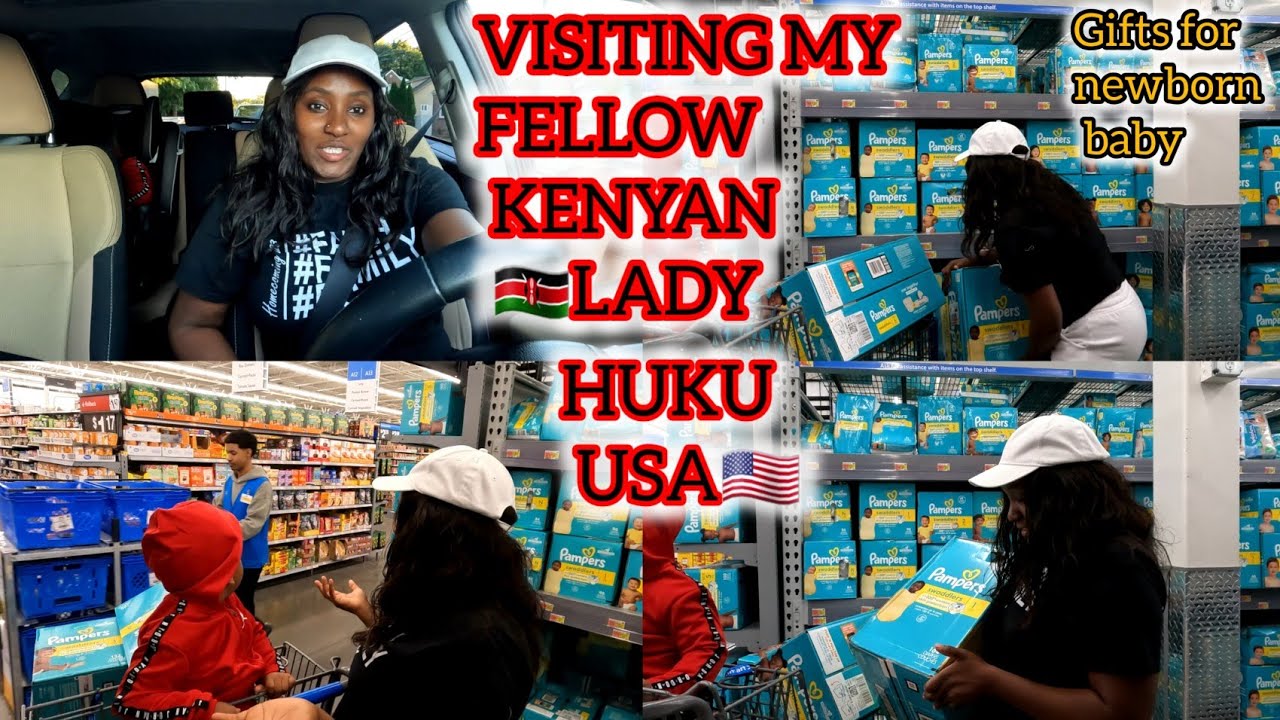 VISITING MY FELLOW KENYAN 🇰🇪HUKU USA🇺🇸/ SHOPPING FOR A NEWBORN BABY