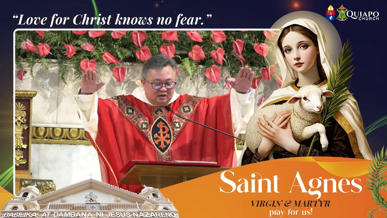 #QuiapoChurch 5PM LIVE MASS • 21 January 2026 • Memorial of SAINT AGNES, Virgin and Martyr