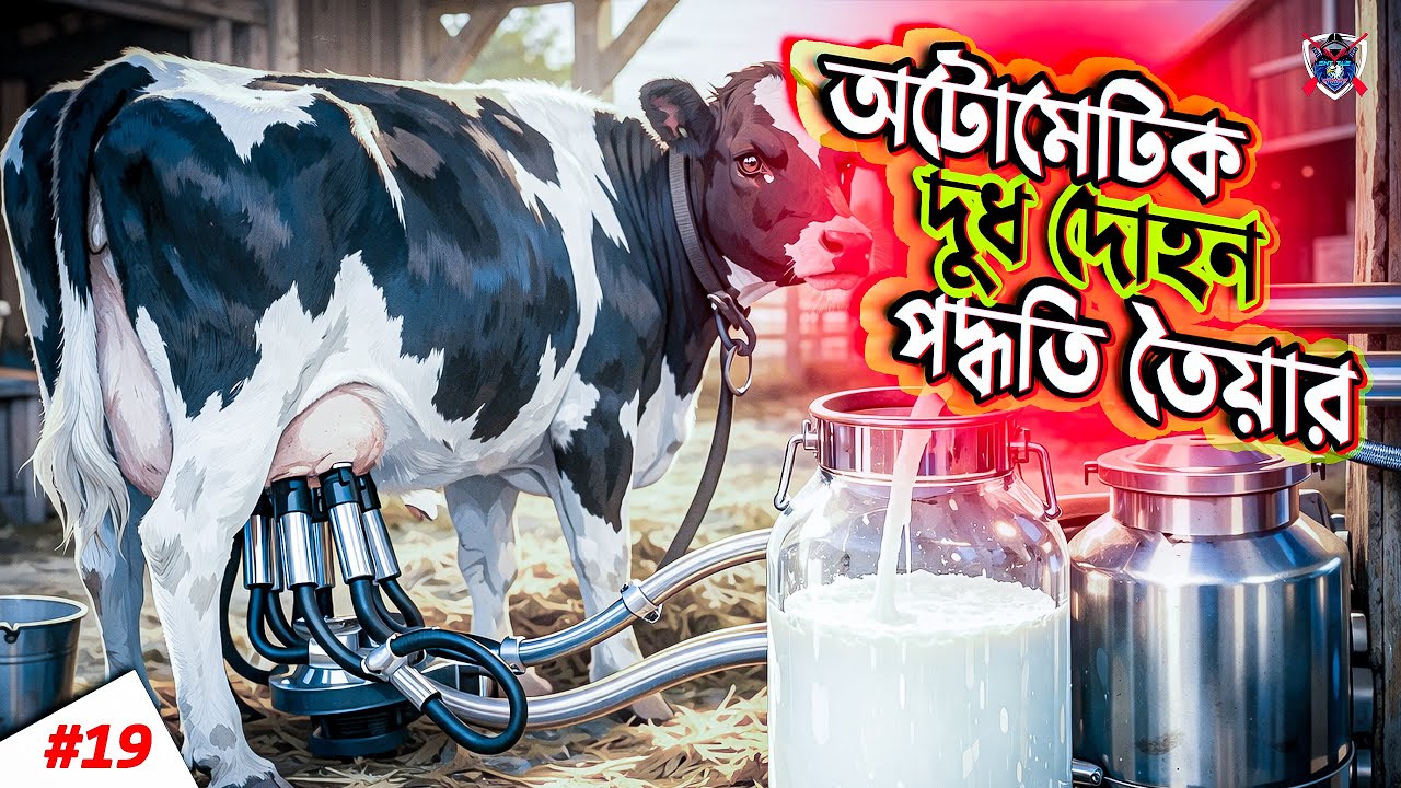 অটোমেটিক দুধ দোহন পদ্ধতি তৈয়ার 🥛 Automatic Milk Milking System 💕 Ranch Simulator #19