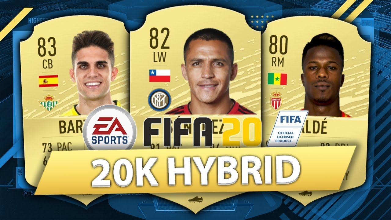 FIFA 20: OVERPOWERED 20K HYBRID! BUDGET STARTER SQUAD BUILDER