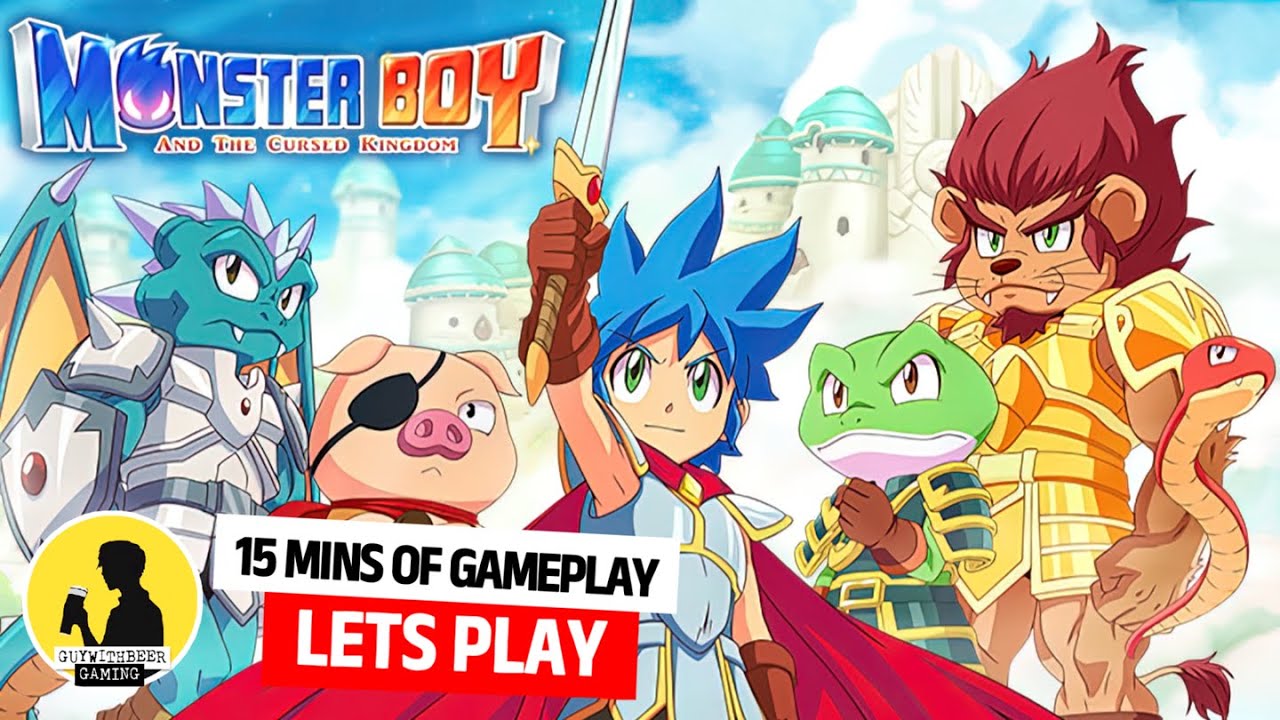 MONSTER BOY AND THE CURSED KINGDOM, GAMEPLAY #monsterboy #gameplay #metroidvania