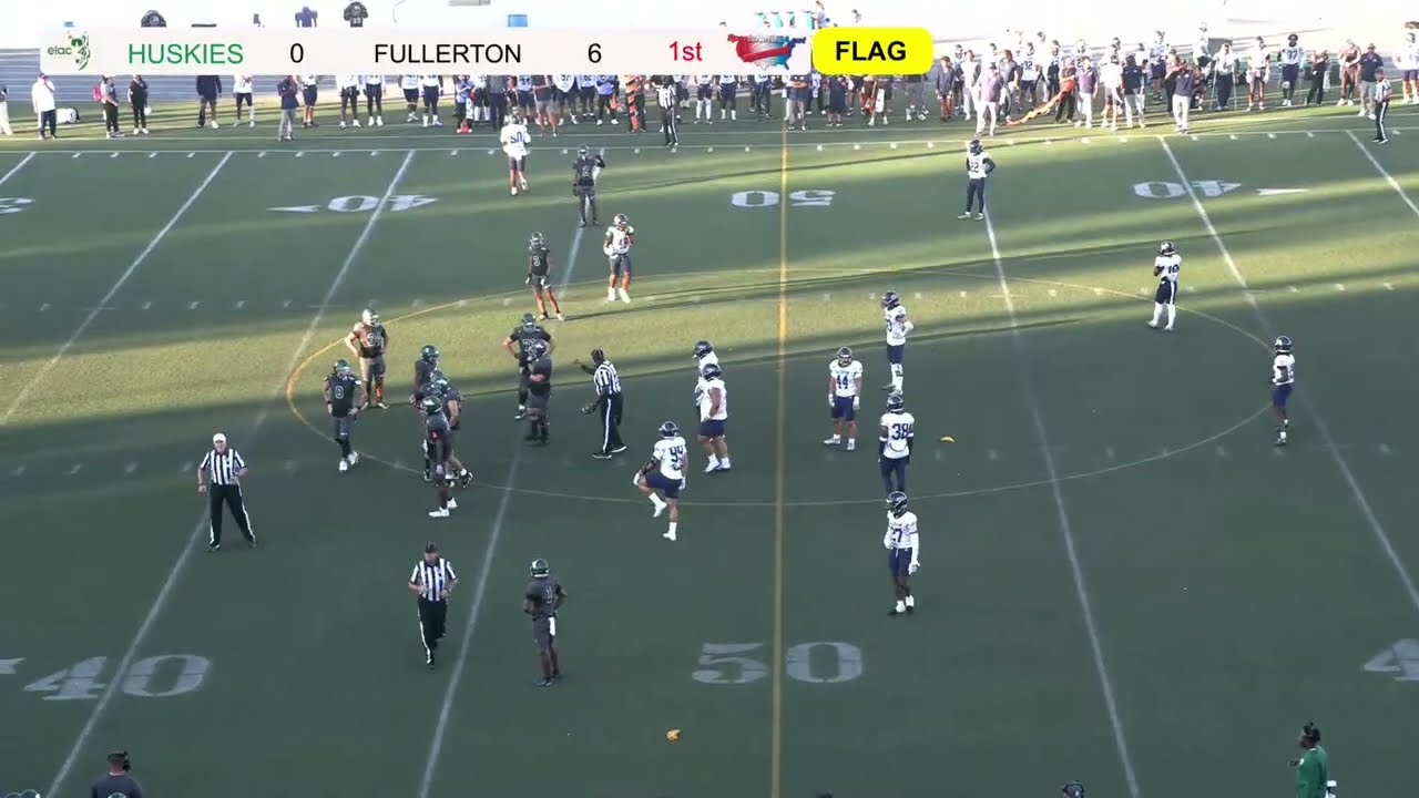 ELAC Huskies Football vs Fullerton College