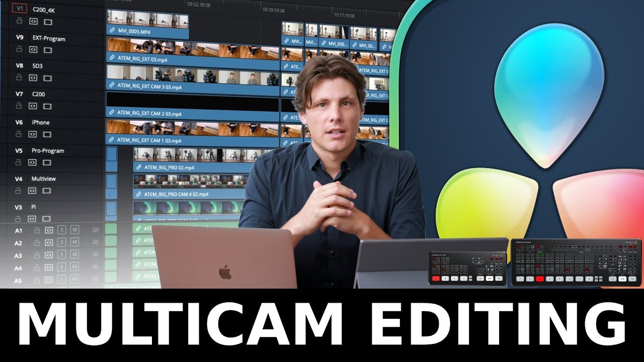 Монтаж на несколько камер №1: ATEM Mini Extreme ISO — проект Resolve, который они ДОЛЖНЫ были сде...