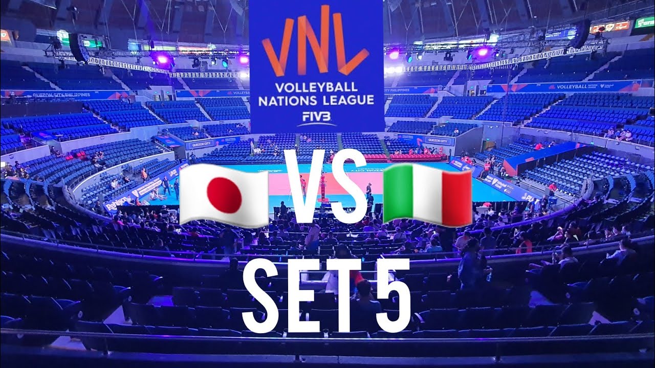 JAPAN🇯🇵 vs ITALY🇮🇹 VNL 2022 MEN'S Set 5 Week 2