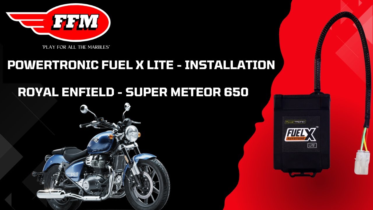 PowerTRONIC Fuelx installation how to - Royal Enfield Super Meteor 650