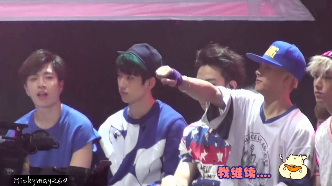 150811 NetEase Music Battle - GOT7 Reaction to 4Minute 