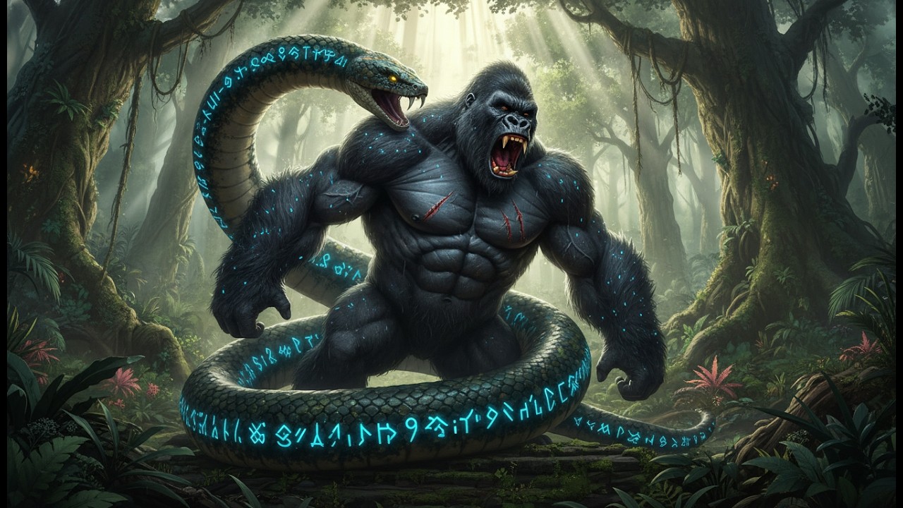 Primal Clash: King Kong Defends His Kingdom Against Monstrous Invaders