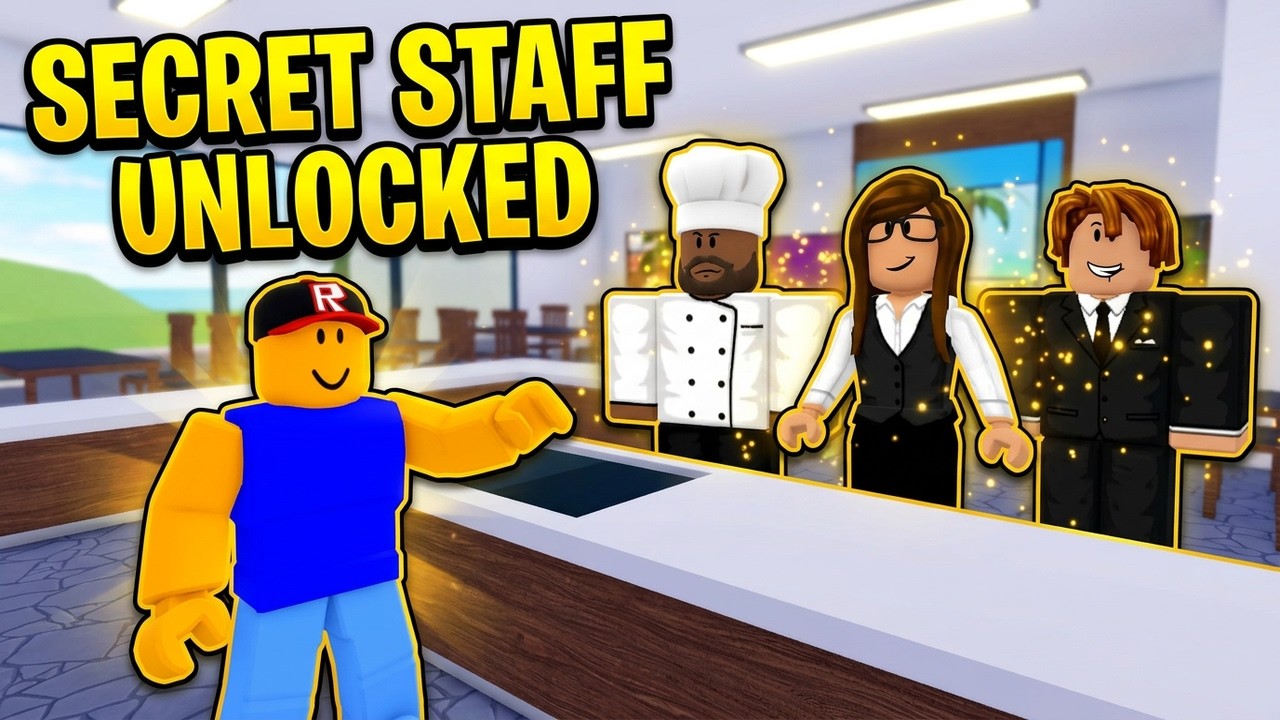 I Unlocked Every SECRET Staff in Restaurant Tycoon 3