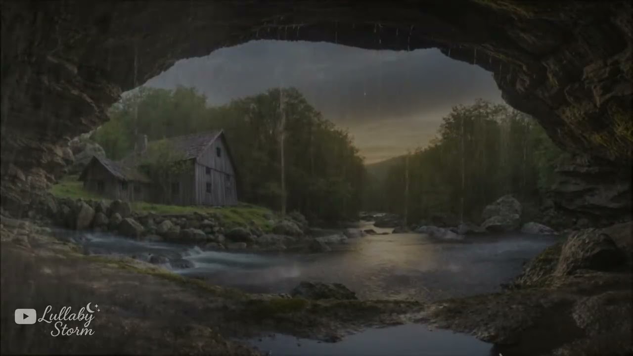 ASMR Rain Inside the Cave 🌧️ The Most Peaceful Nature Sounds for Deep Sleep