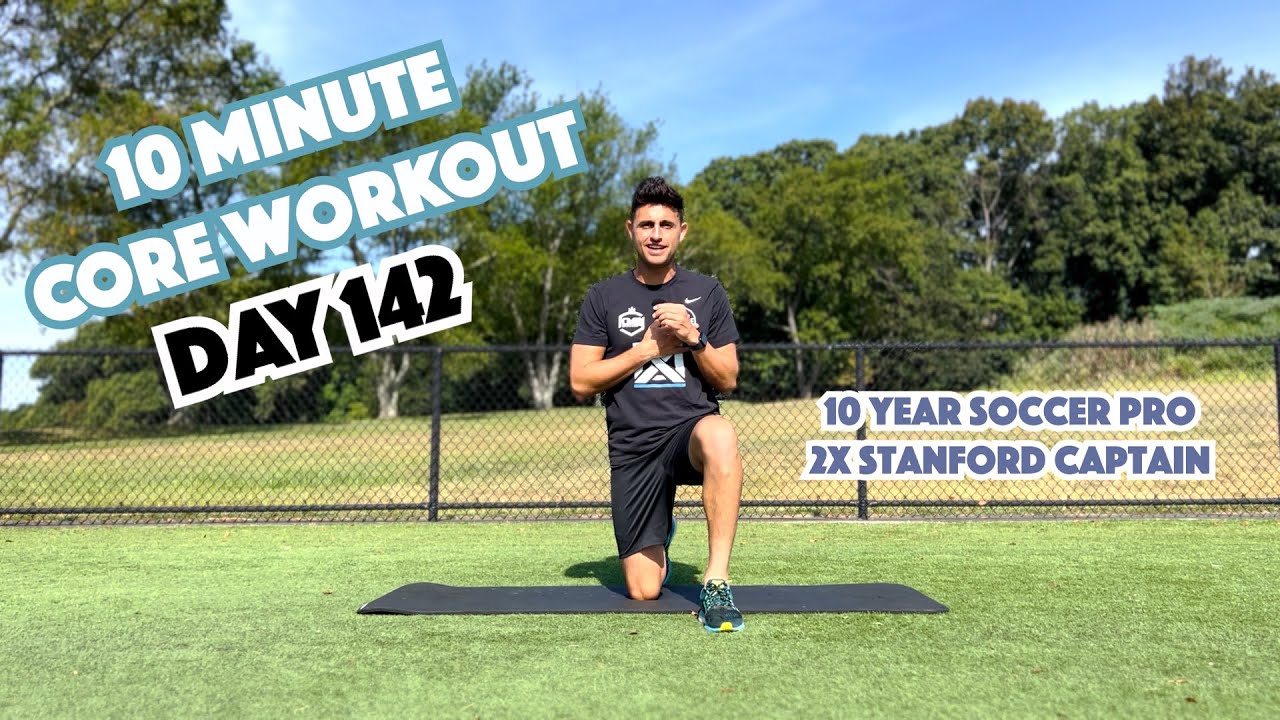 10 Minute CORE Workout (No Equipment) - Day 142