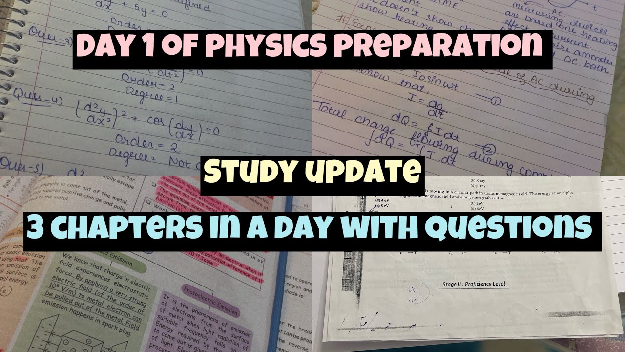 Day 1 of preparing for physics board exam! 3 chapters in one day ##boards2026 #class12pcm 