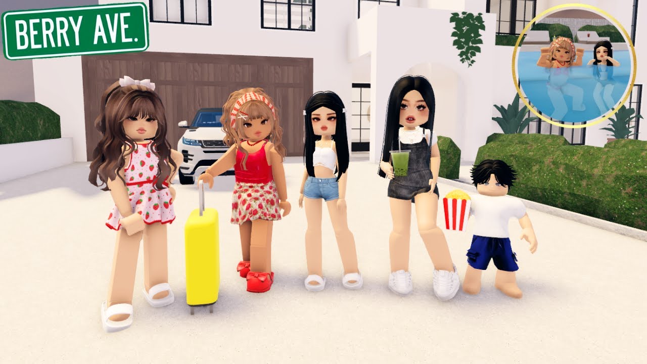 LLEGA LA PRIMA SOFIA A PASAR EL FIN DE SEMANA EN CASA ¿ES ENVIDIOSA? BERRY AVENUE ROBLOX