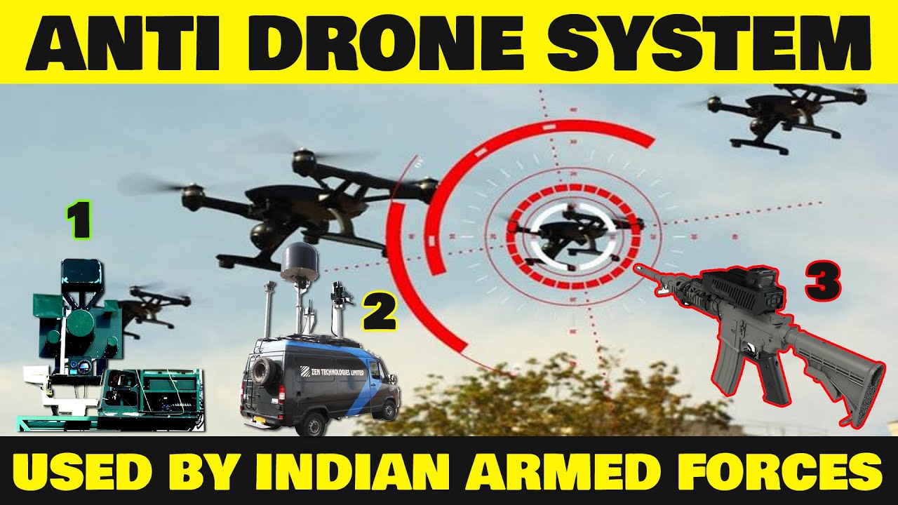 Anti drone systems used by Indian Army,Indian Air force and Indian Navy