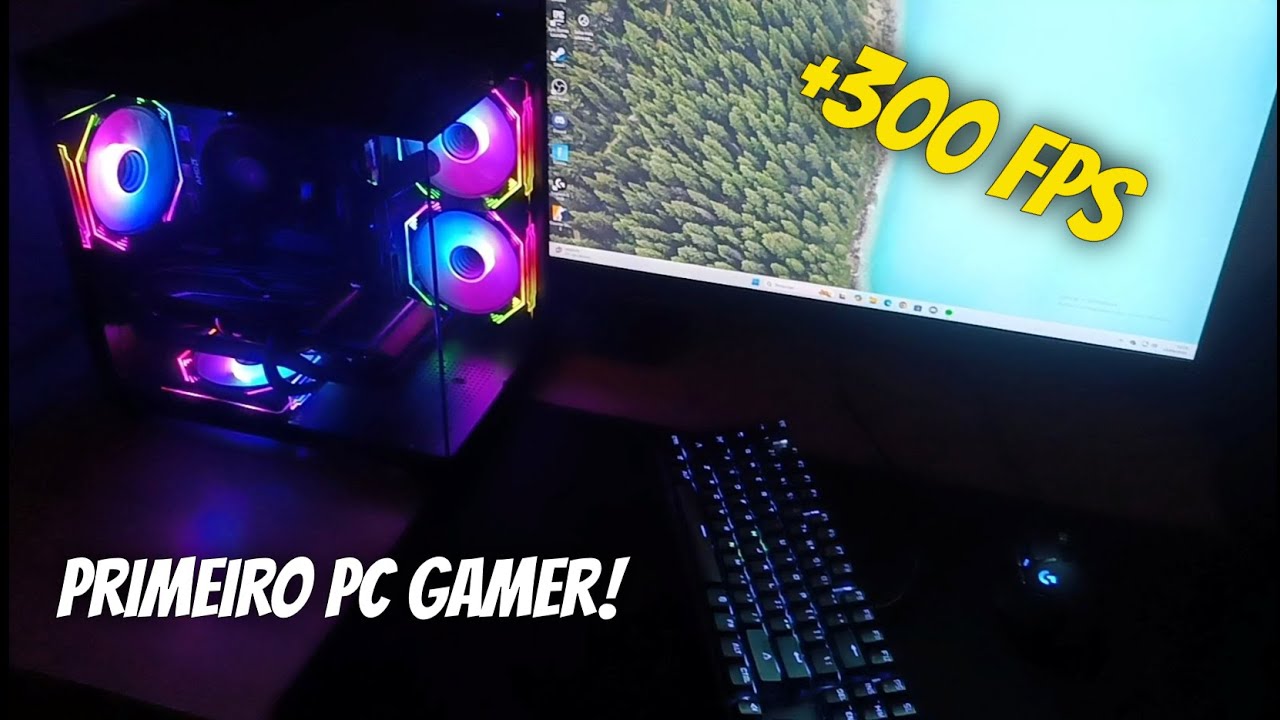 Comprei Meu Primeiro PC Gamer em 2025! + Peças e Desempenho