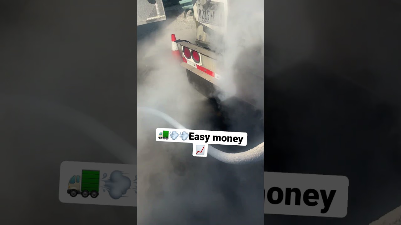 Nitrogen delivery into customer tank.               #trucking #CLASSA #cdl #nitrogen  #cryogenic