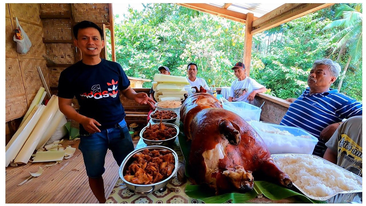 (PART2) LECHON BABOY | DOUBLE BIRTHDAY CELEBRATION+SAMYANG SPICY NOODLE CHALLENGE! BUHAY PROBINSYA