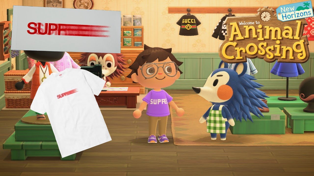 How to make a Supreme Motion Shirt| Animal Crossing: New Horizons