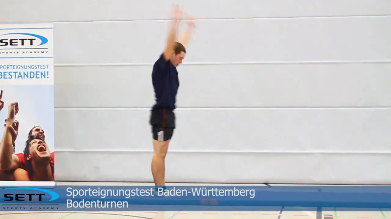 SPORTEIGNUNGSTEST B-W - TURNEN BODEN