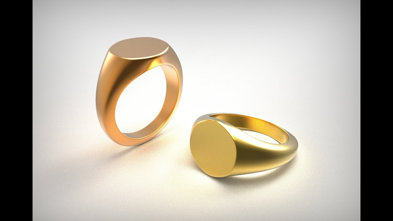 How to make a signet ring in SolidWorks (Power Surfacing)