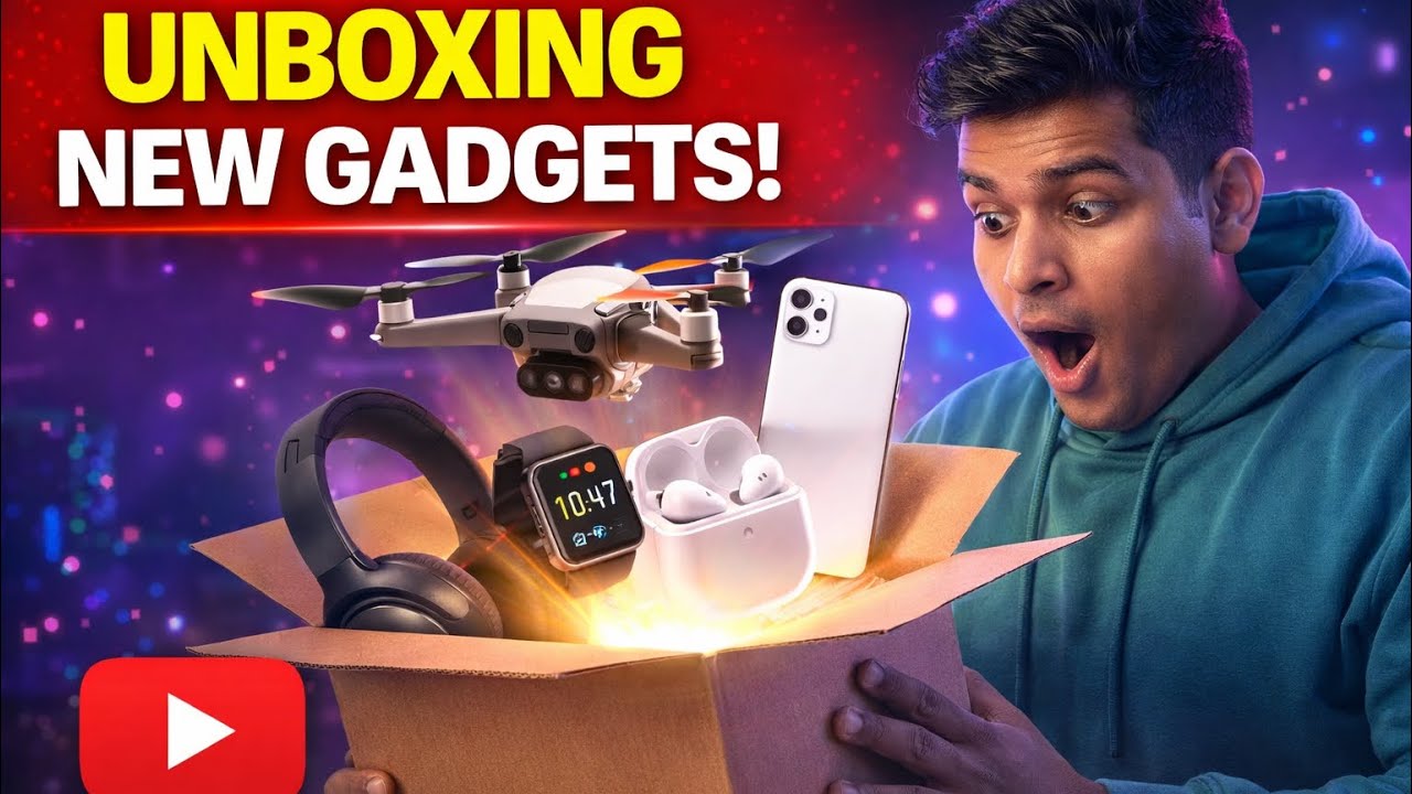 Unboxig of new gadgets vlog must watch 