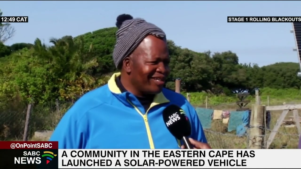 Eastern Cape community launch a solar-powered vehicle