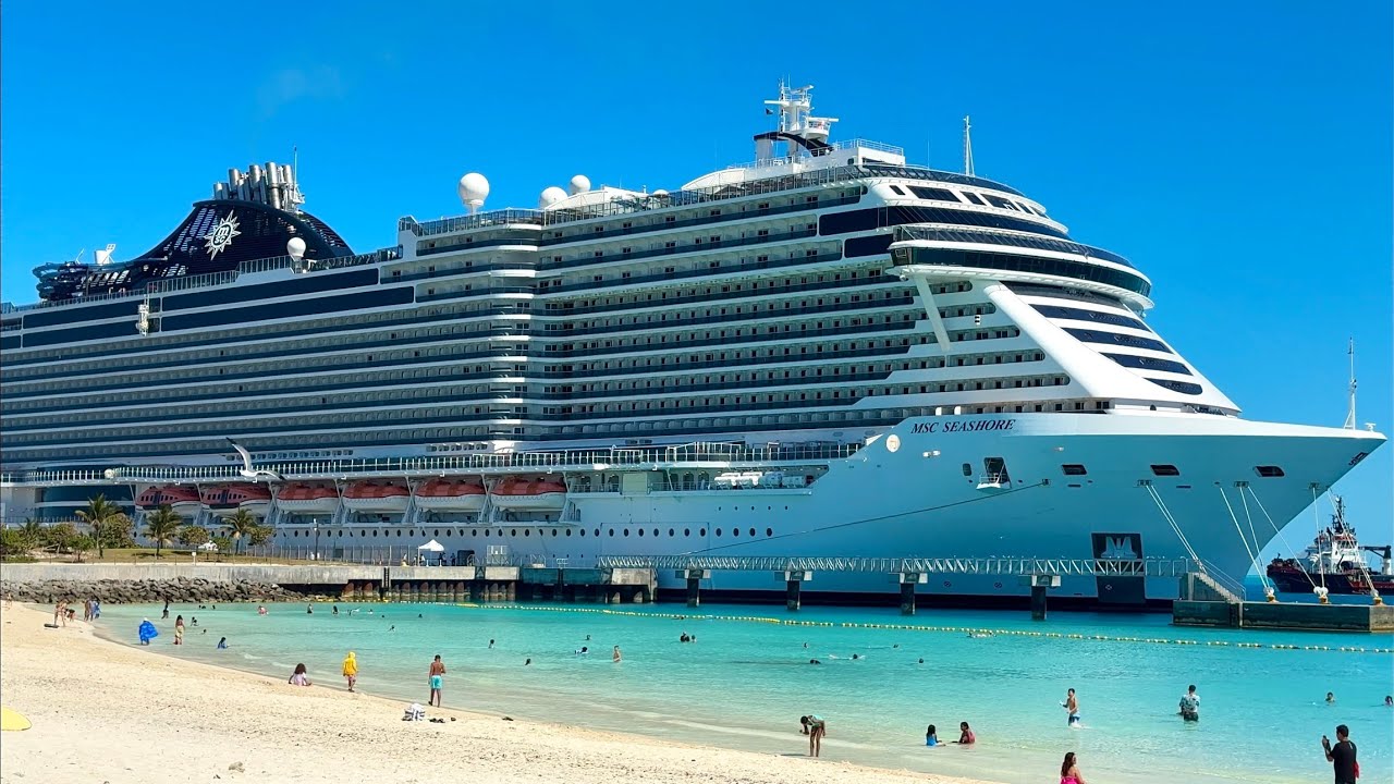 MSC Seashore Cruise Ship Tour 4K