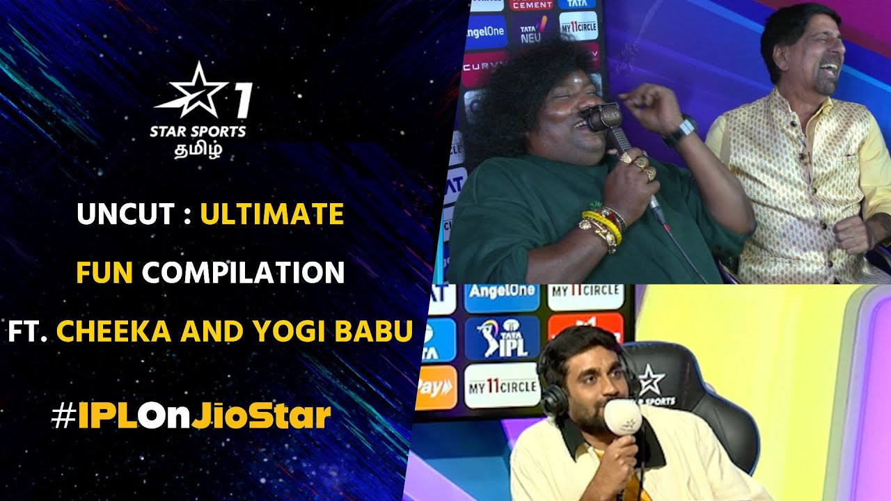 UNCUT : Ultimate fun compilation ft. Cheeka and Yogi Babu | #IPLOnJioStar