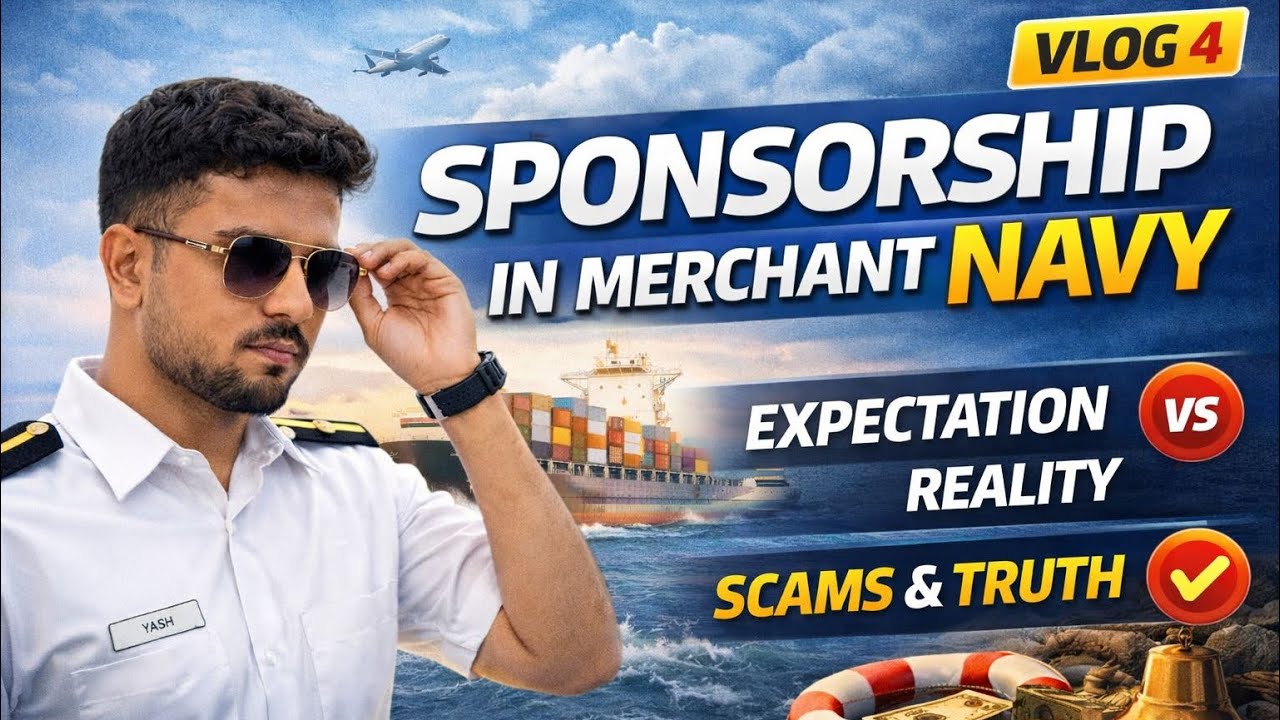 VLOG 4: Sponsorship Reality in Merchant Navy ⚠️ | Scams, Truth, Who Can Apply & When? 