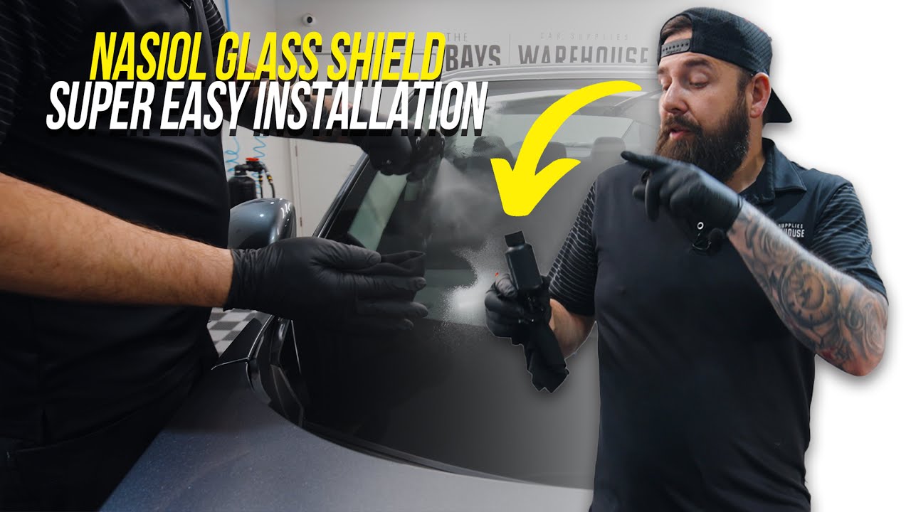 STOP Driving Without This! NASIOL GLASS SHIELD Application #autodetailing