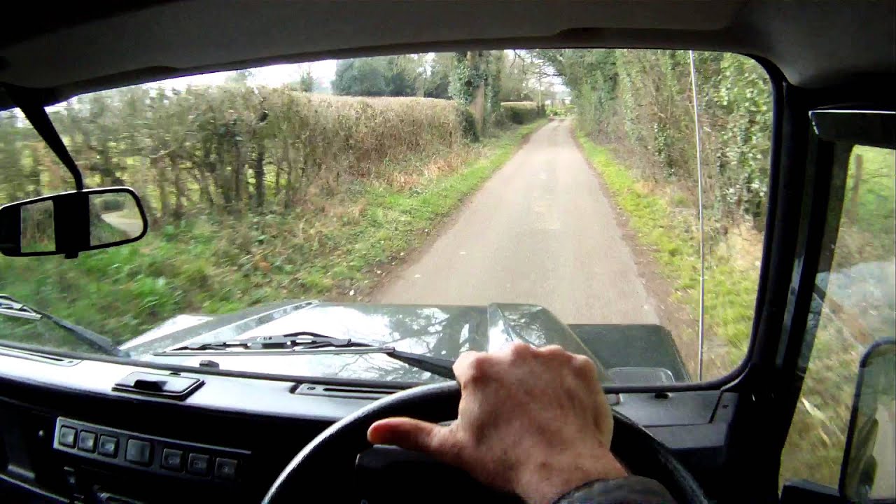 land rover defender 90 TD5 county hardtop for sale in action