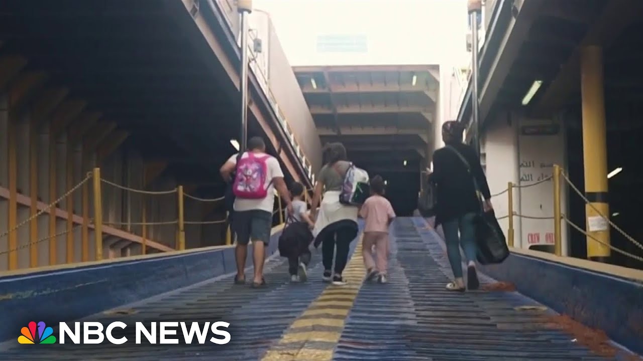 Hundreds evacuate Lebanon as more hit by Israeli strikes