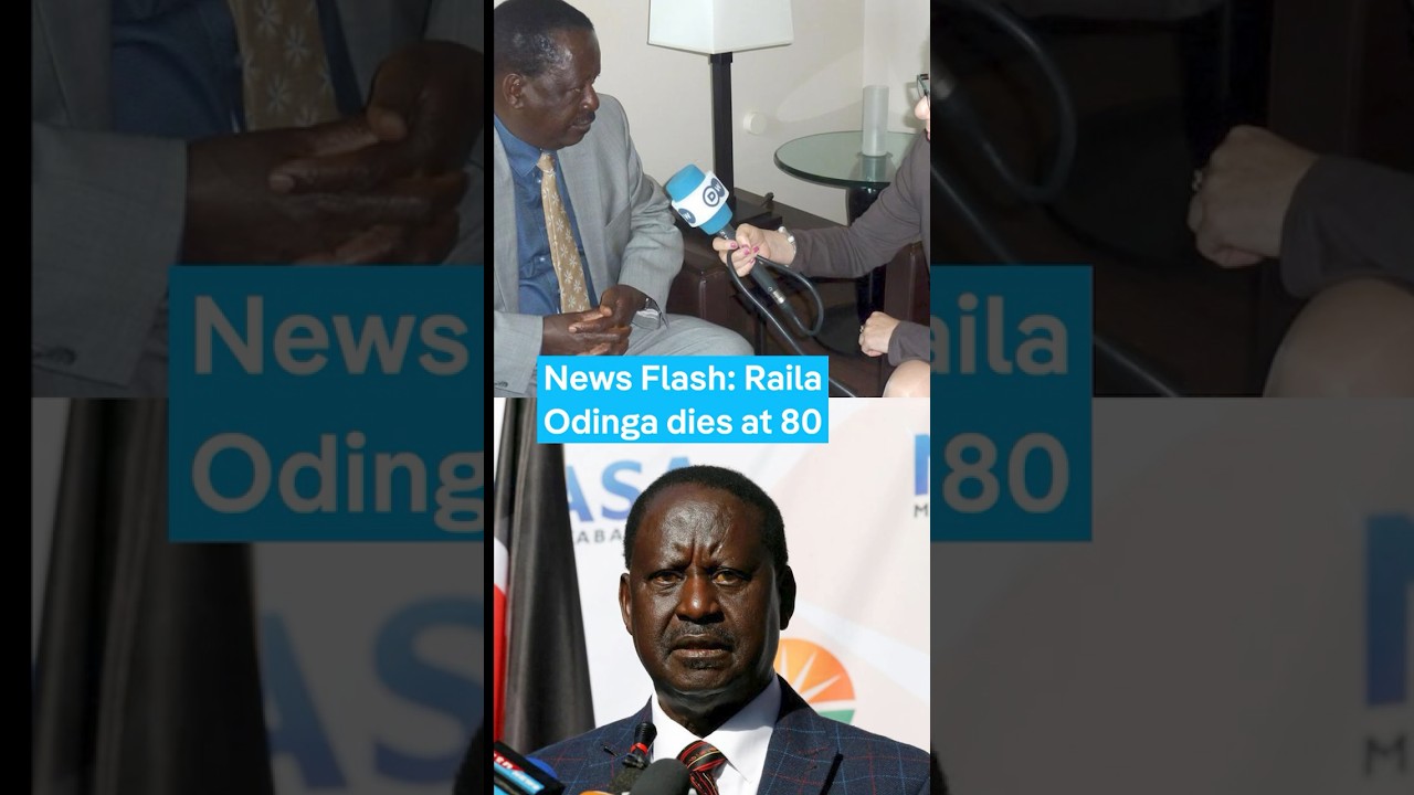 Kenya is mourning the death of veteran opposition leader Raila Odinga, who has died at 80.
